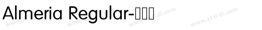 Almeria Regular字体转换